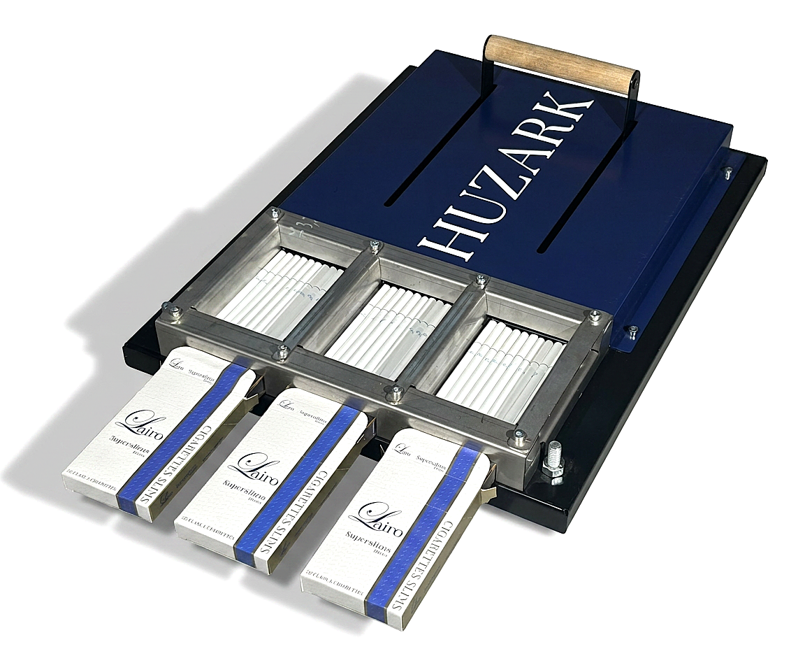 Huzark P55 Packing Machine for Super Slim 5.5 mm Cigarettes Huzark P55 Packing Machine for Super Slim 5.5 mm Cigarettes